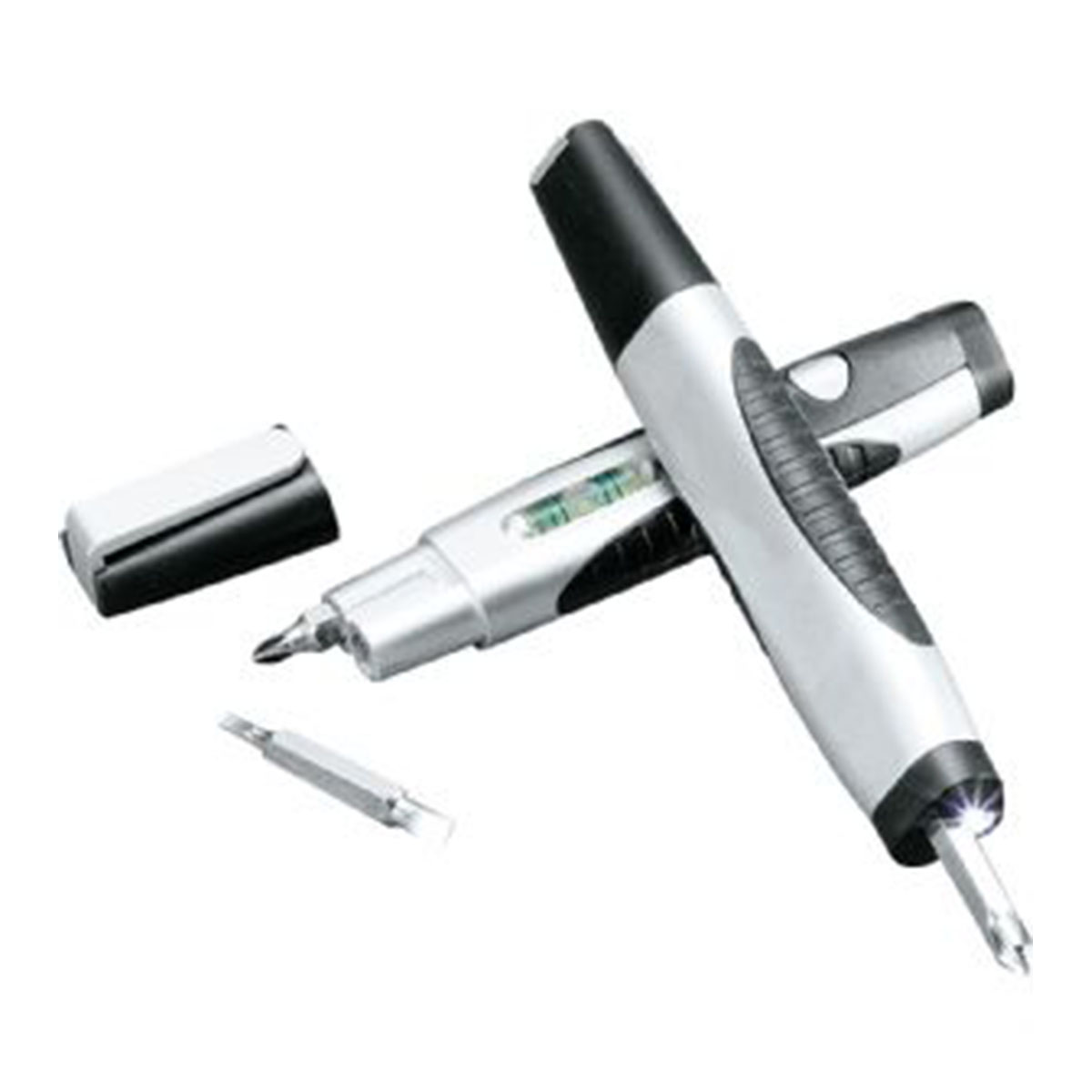 WorkMate Screwdriver Level Light Tool-Silver / Black