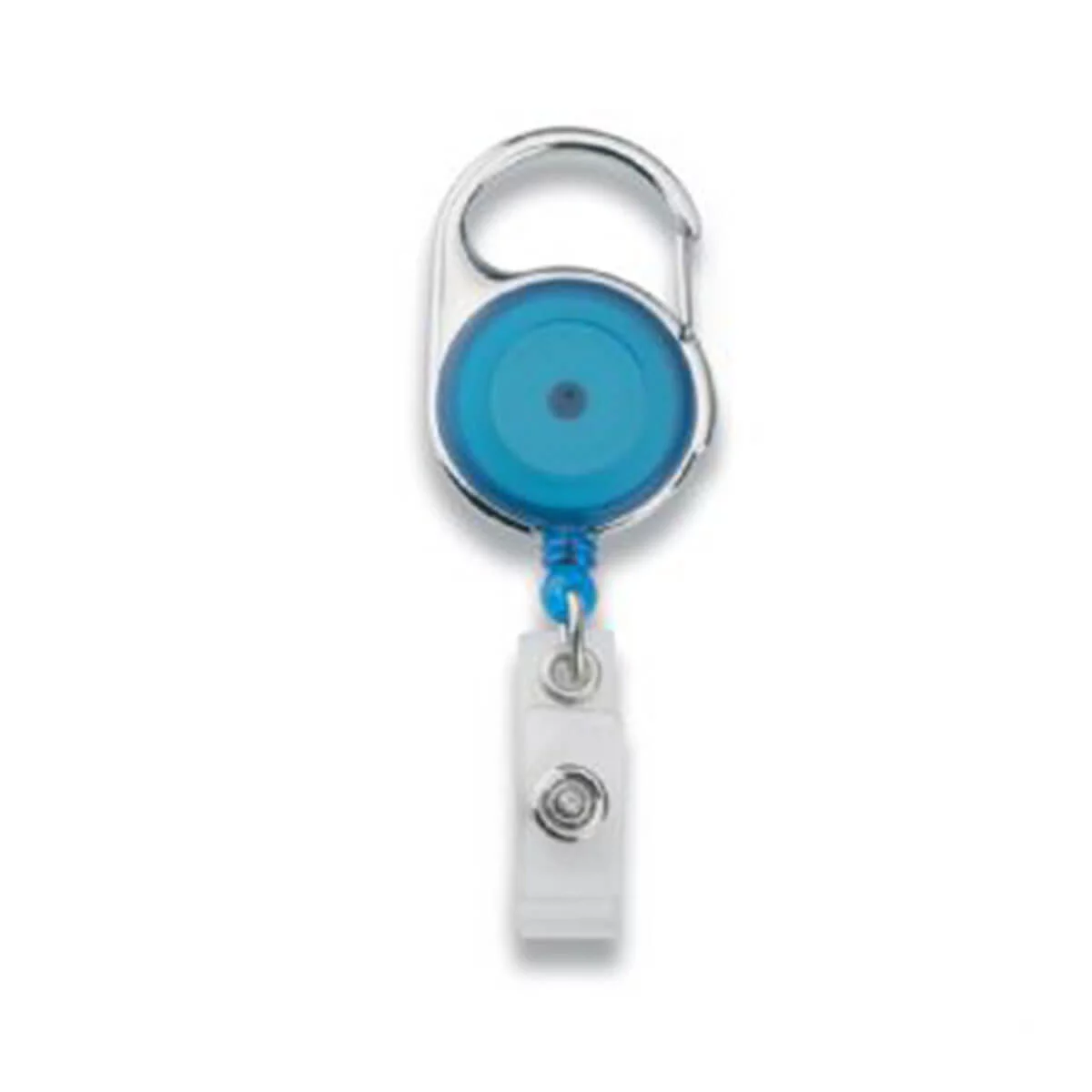 Retractable Badge Holder-Blue.