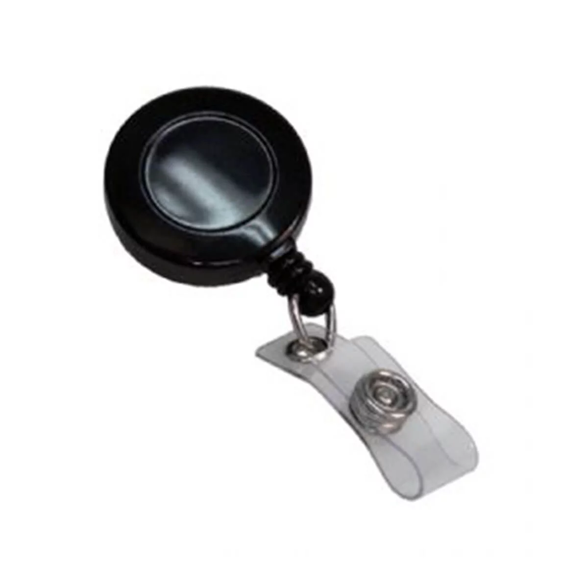 Retractable Badge Holder-Black.