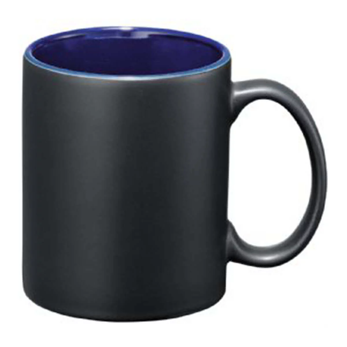 Maya Ceramic Mug-Black and blue
