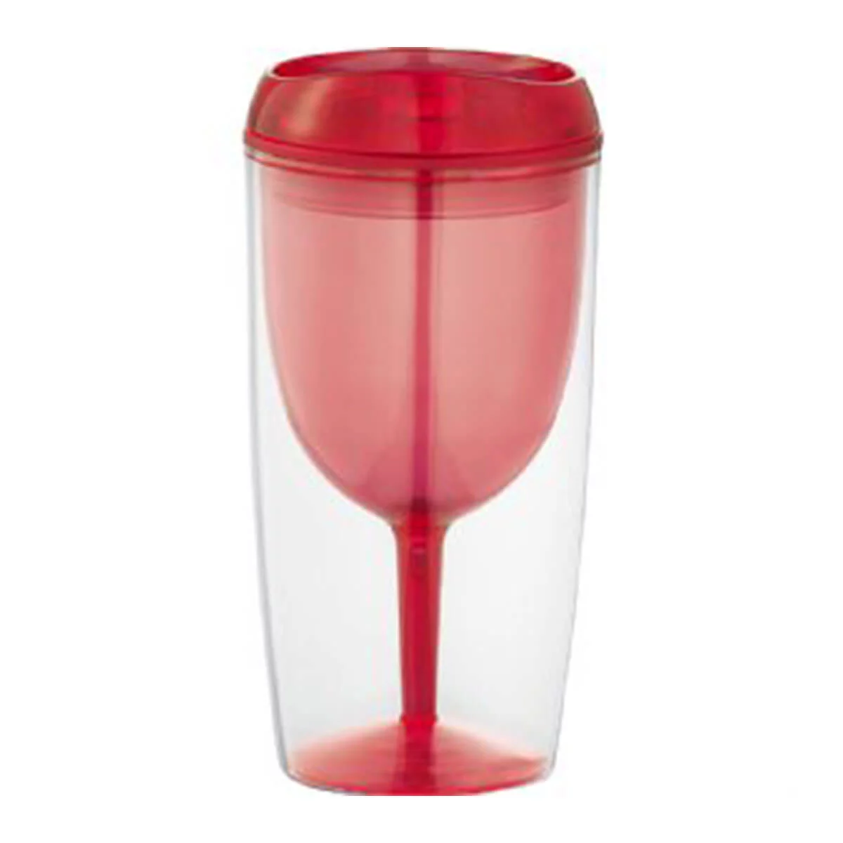 Game Day Wine Glass Cup-Red