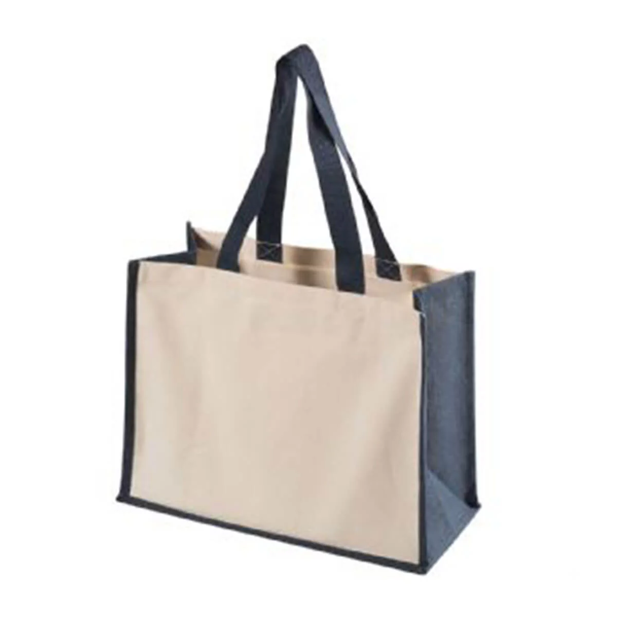 Functional Tote Bag-Blue/Natural