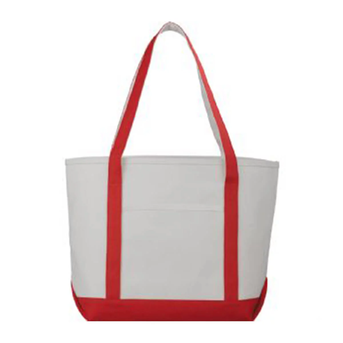 Premium Heavy Weight Cotton Boat Tote-Red