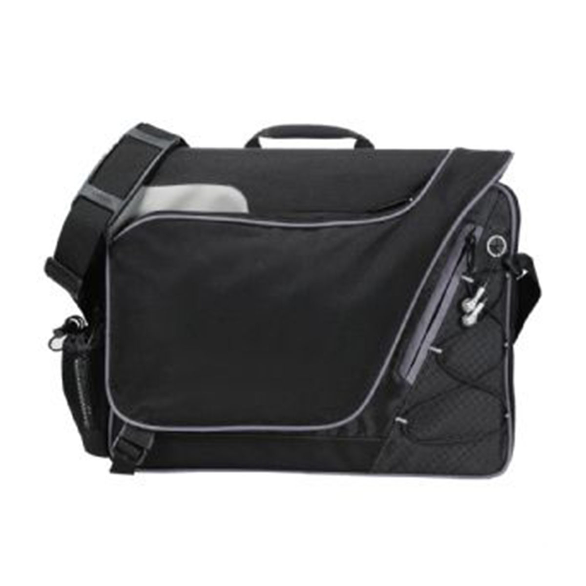 Summit Checkpoint-Friendly Compu-Case-Black with silver trim.