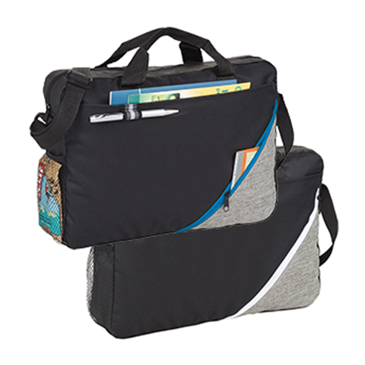 Corner Pocket Convention Briefcase-White