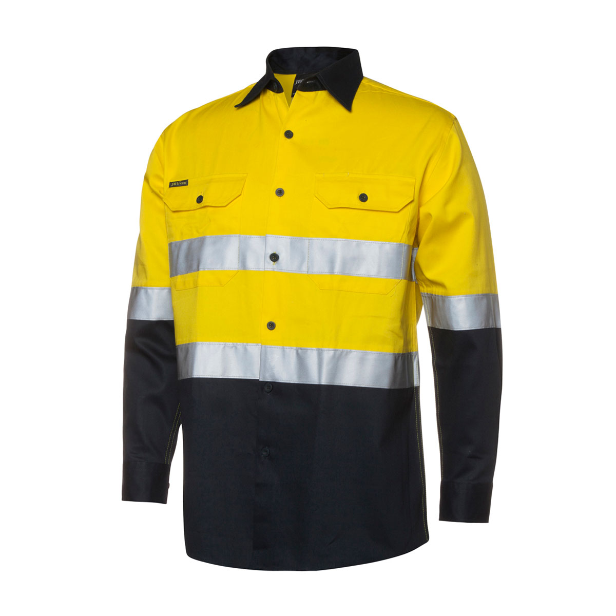 Hi Vis (D+N) L/S 190G Shirt-Yellow / Green