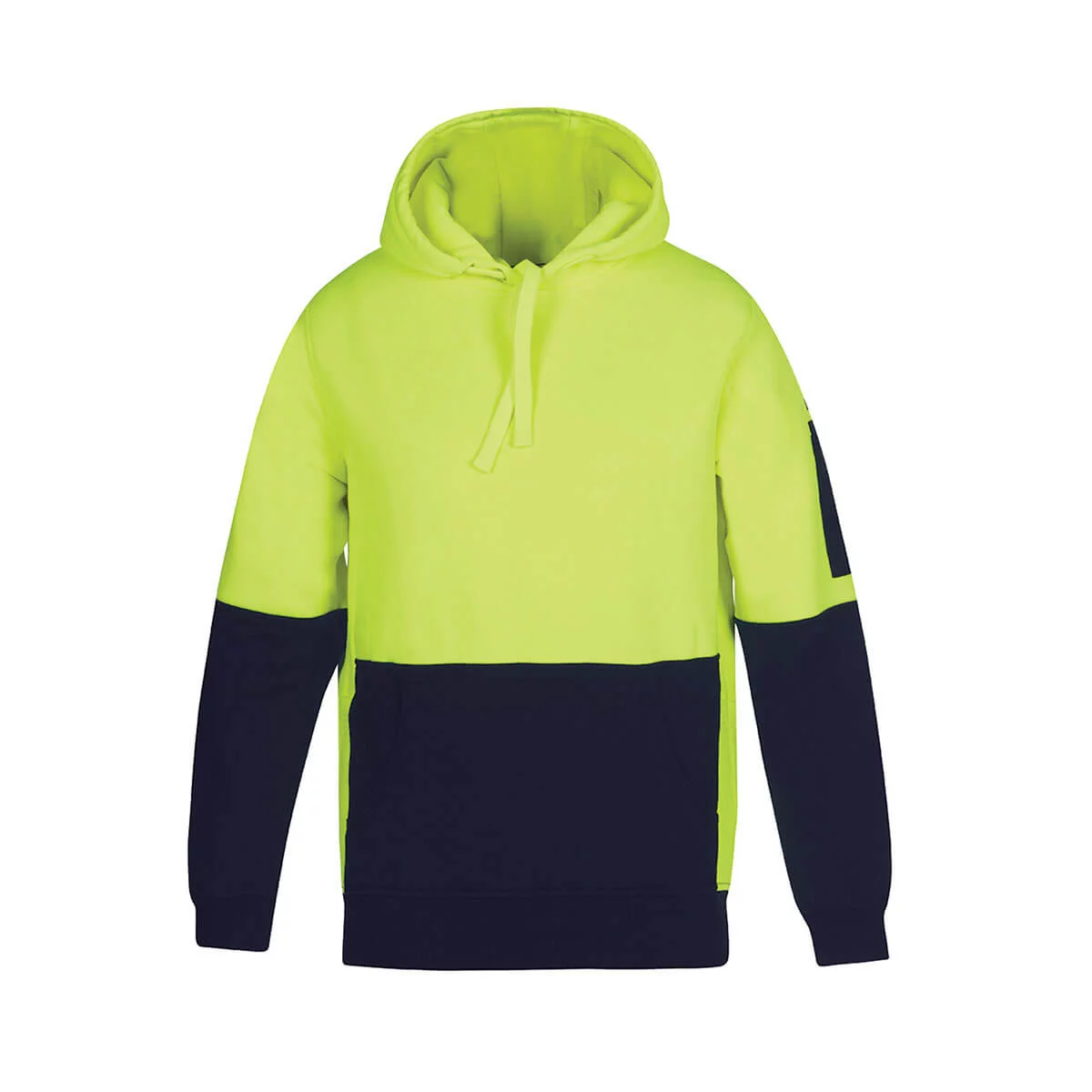 HV 330G Pull Over Hoodie-Lime  /  Navy