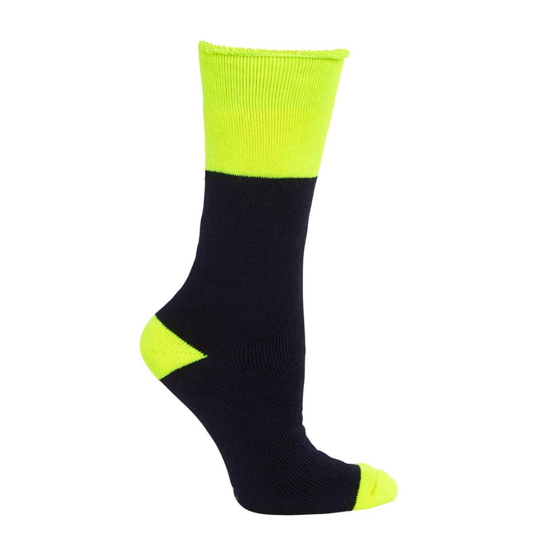 Work Sock (3 Pack)-Navy / Lime