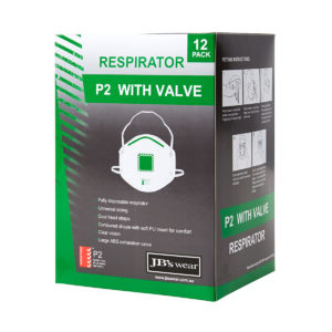 P2 Respirator With Valve (12pc)