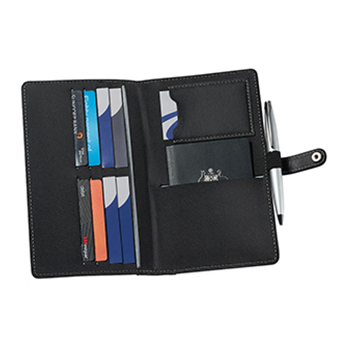 Travel Wallet-Grey/Black