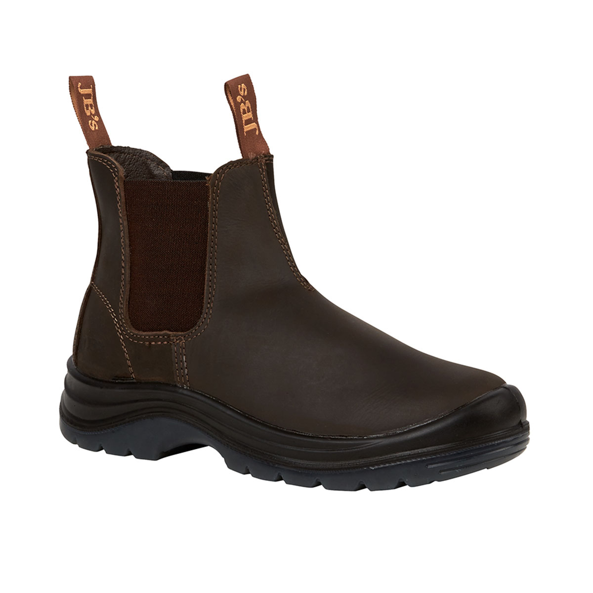 Elastic Sided Safety Boot-Claret