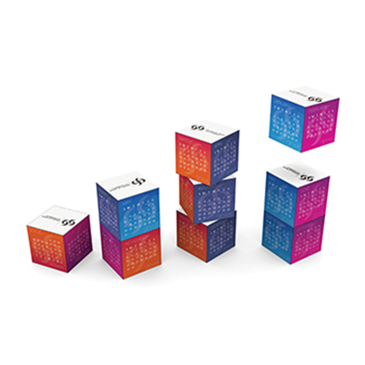 Magnetic 360 Square Calendar-