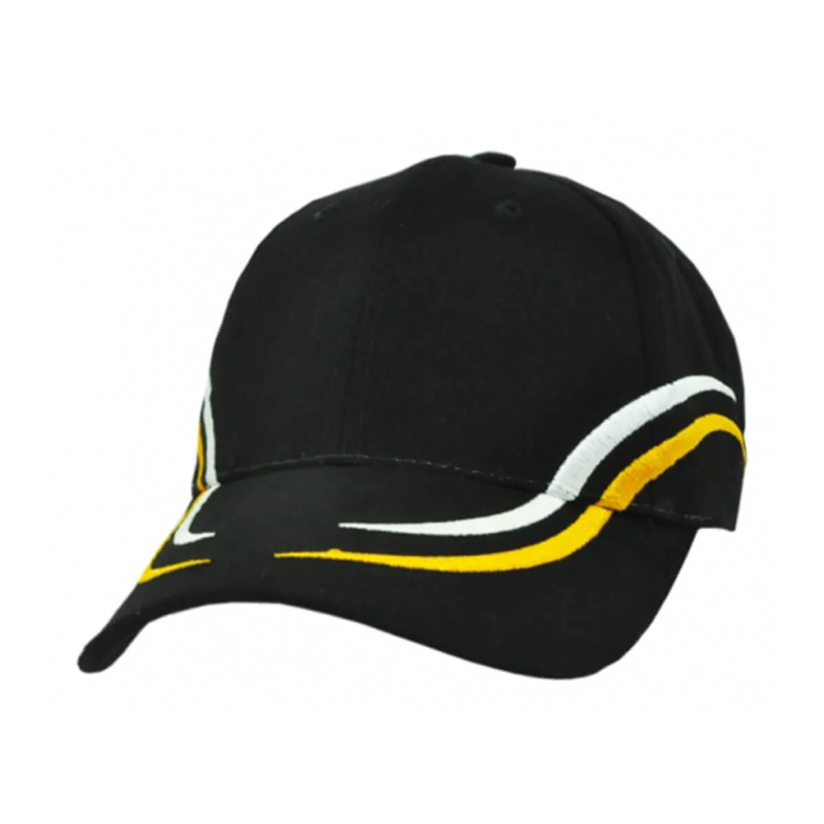 Langdon Cap-Black / White / Aussie Gold