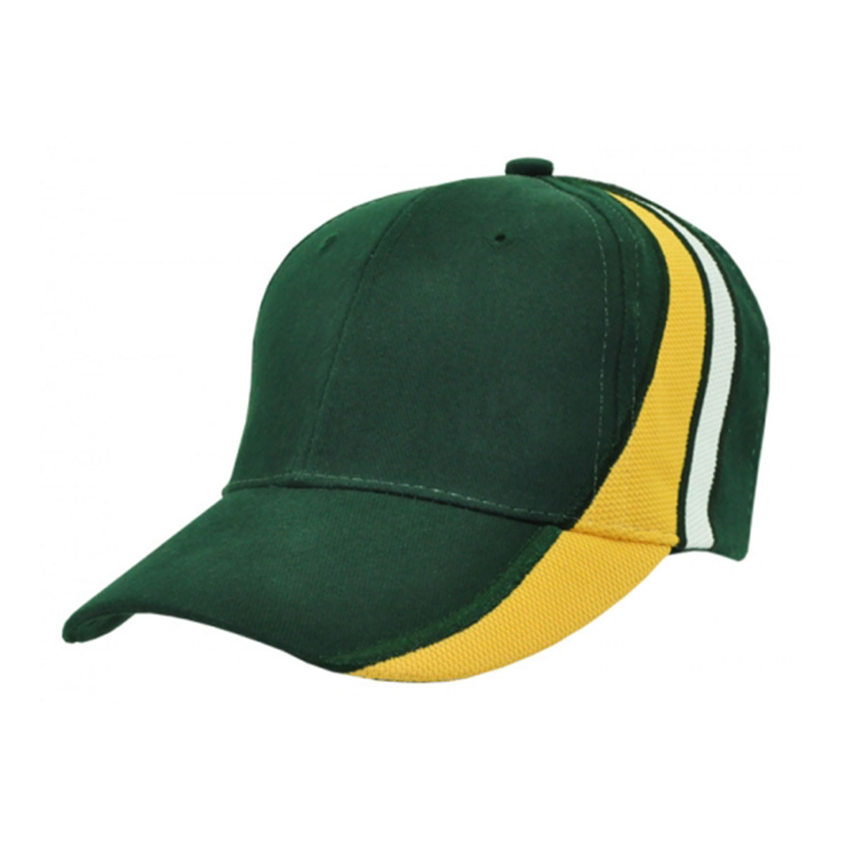 HBC Mesh Sides Cap-Bottle / Gold / White