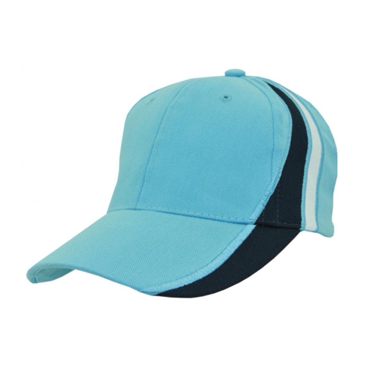 HBC Mesh Sides Cap-Sky / Navy / White