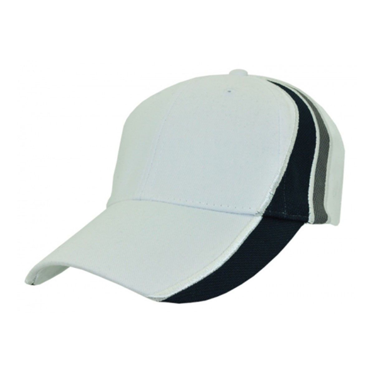 HBC Mesh Sides Cap-White / Navy / Grey