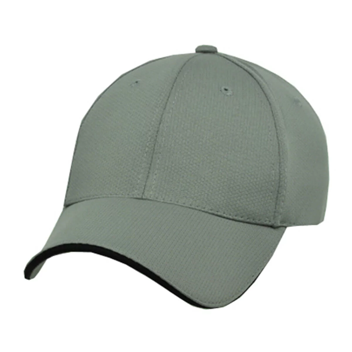 100% RPET Cap-Dark Grey / Black
