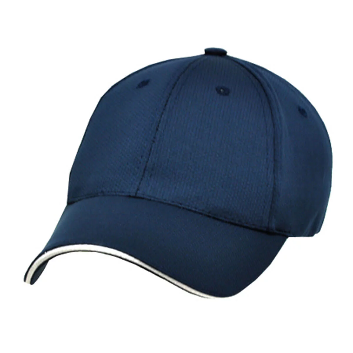 100% RPET Cap-Navy / White