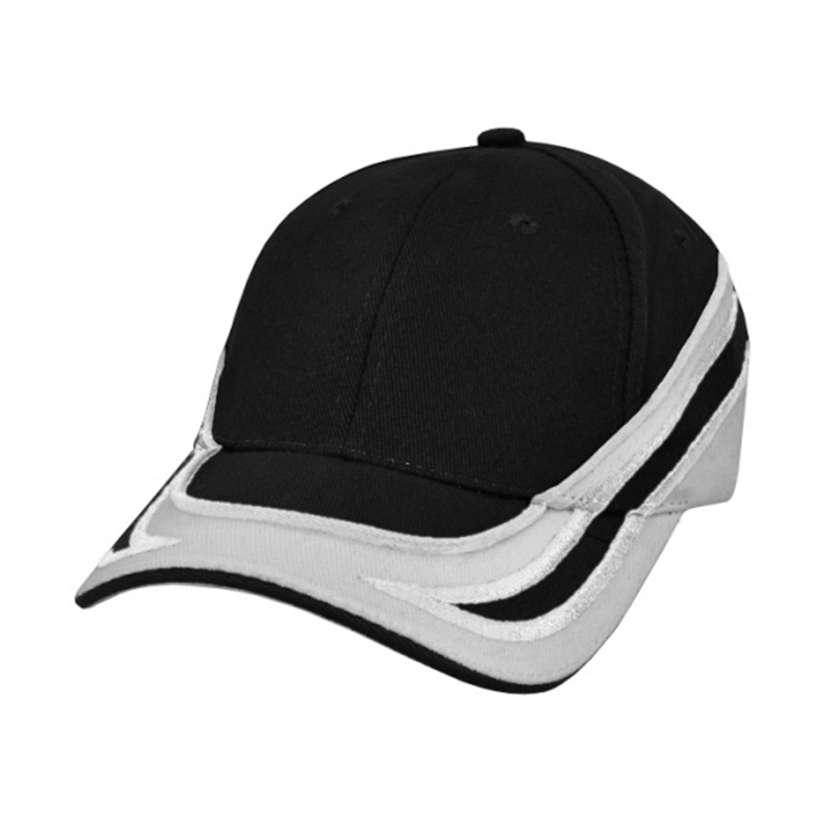 Emporer Cap-Black / White