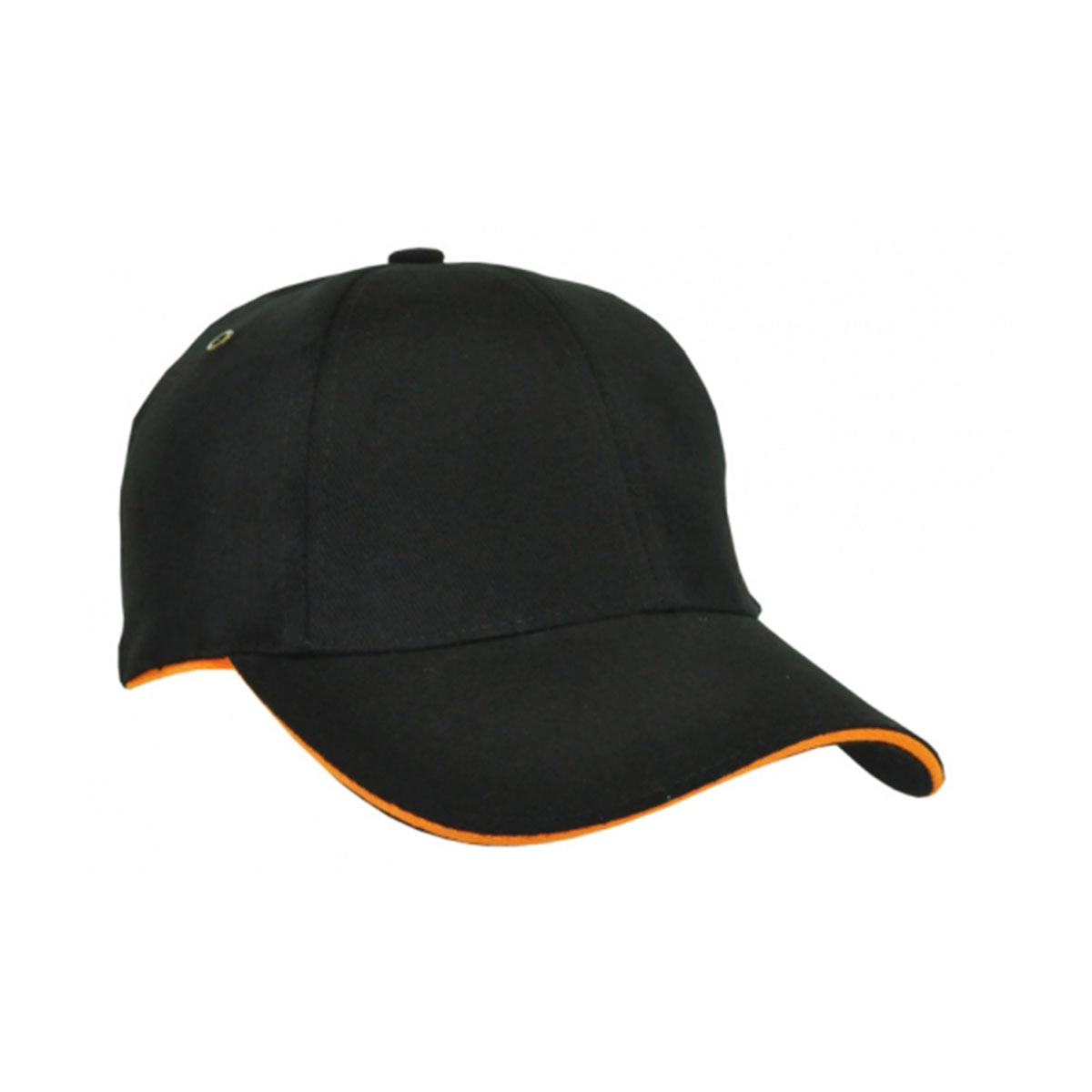HBC Sandwich Surround Cap-Black / Orange