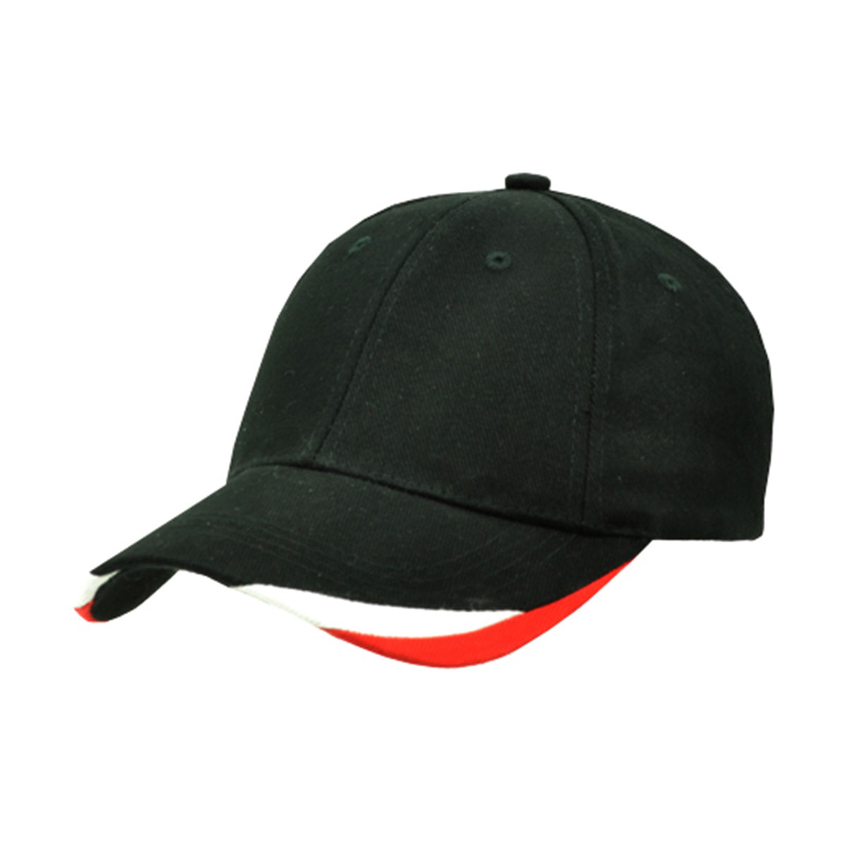 Bondi Cap-Black / White / Red