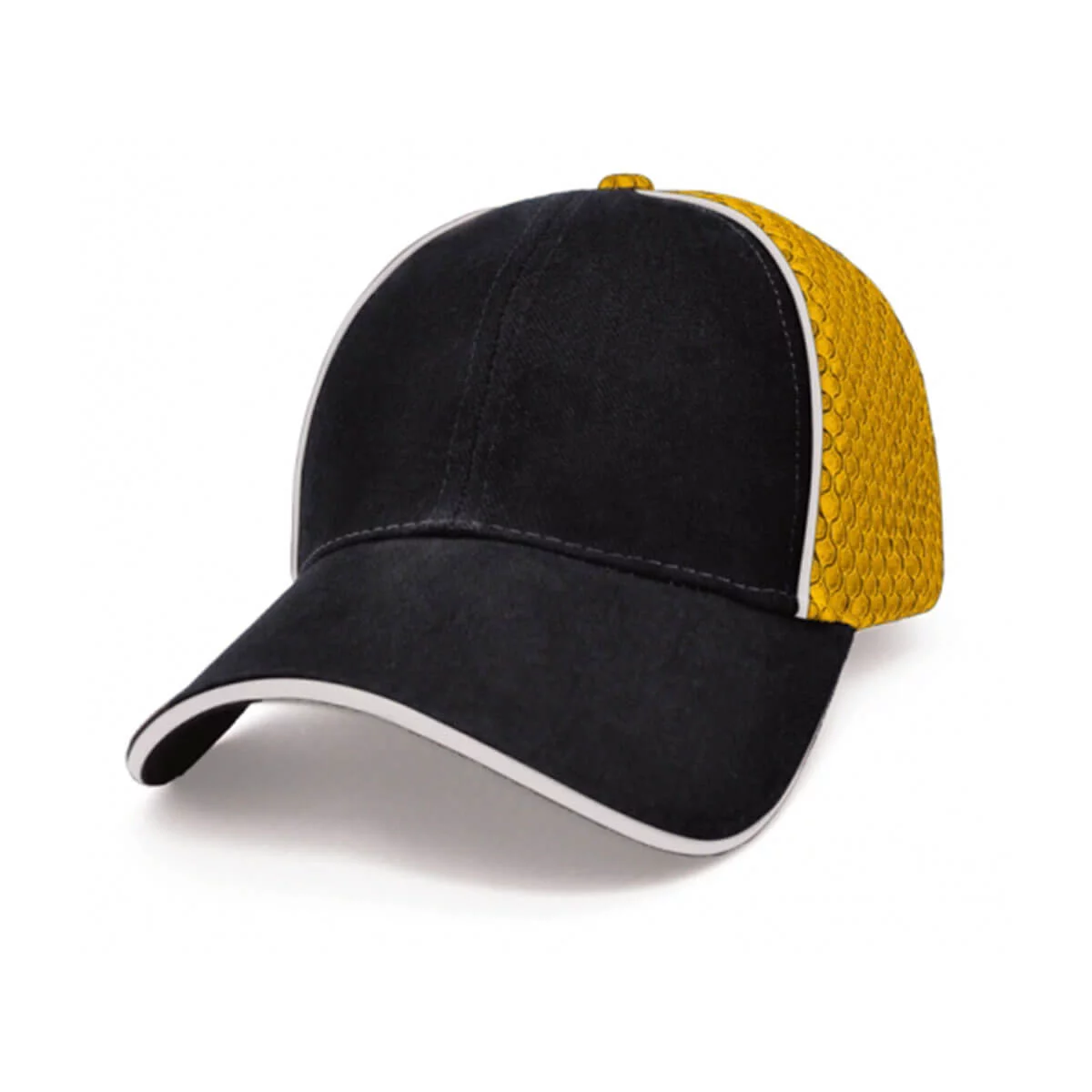 Garret Cap-Black / White / Gold