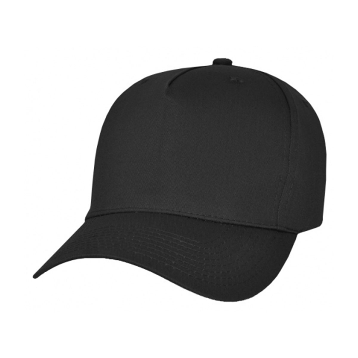 5-Panel Cap-Black