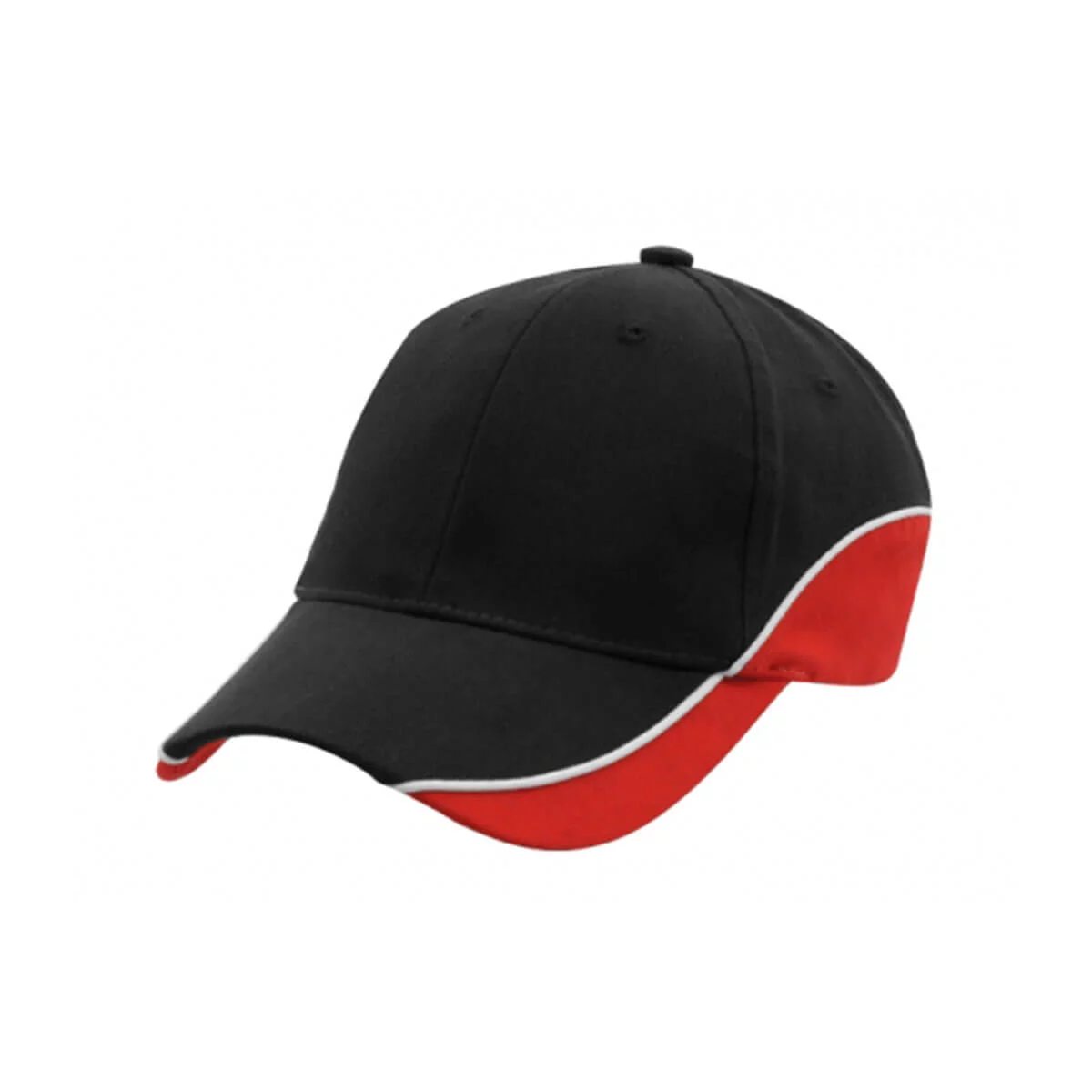 Adventure Cap-Black / White / Red