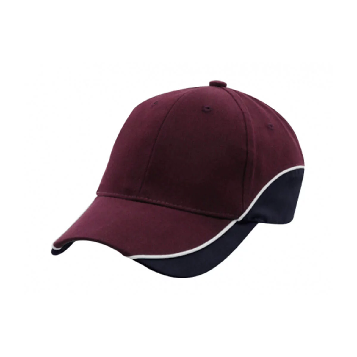 Adventure Cap-Maroon / White / Navy