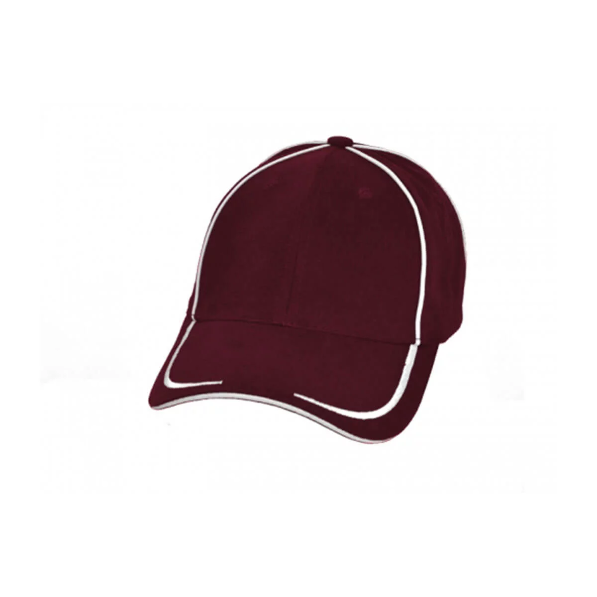 Collier Cap-Maroon / White
