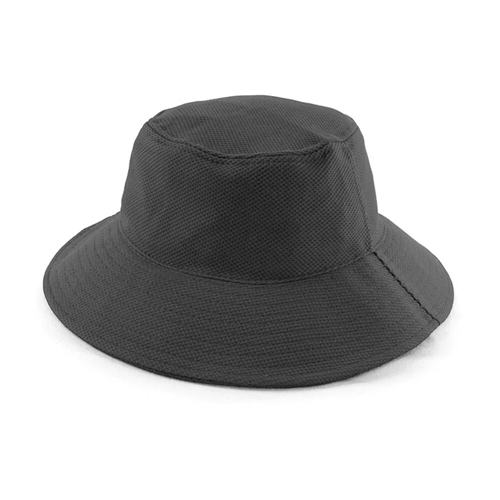 PQ Mesh Bucket Hat-Black