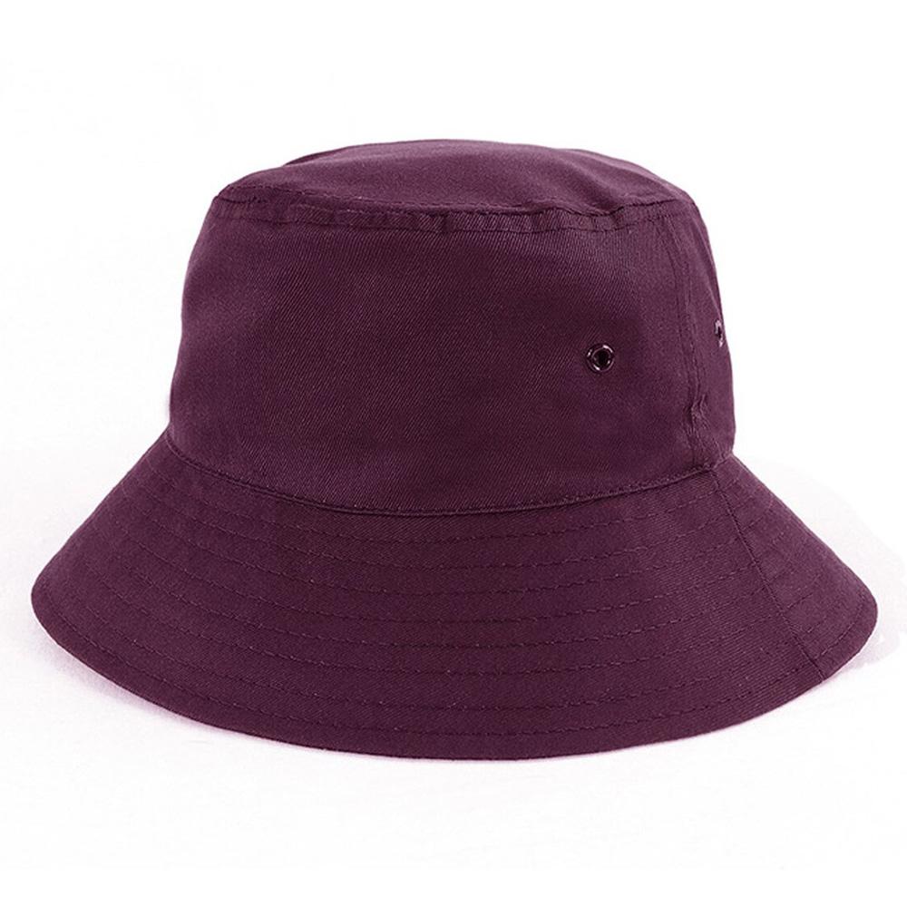 Polycotton School Bucket Hat-Maroon