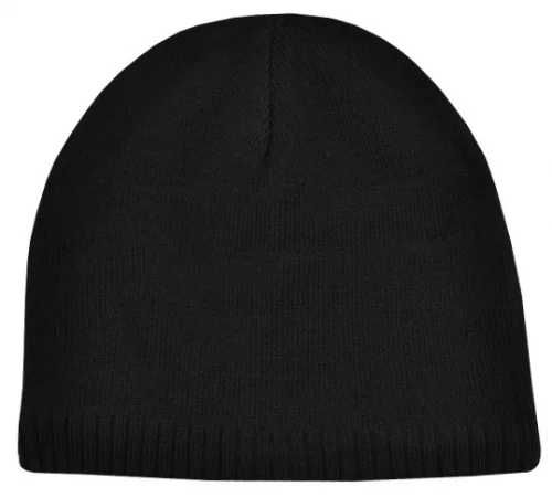 Acrylic/Polar Fleece Beanie-Black