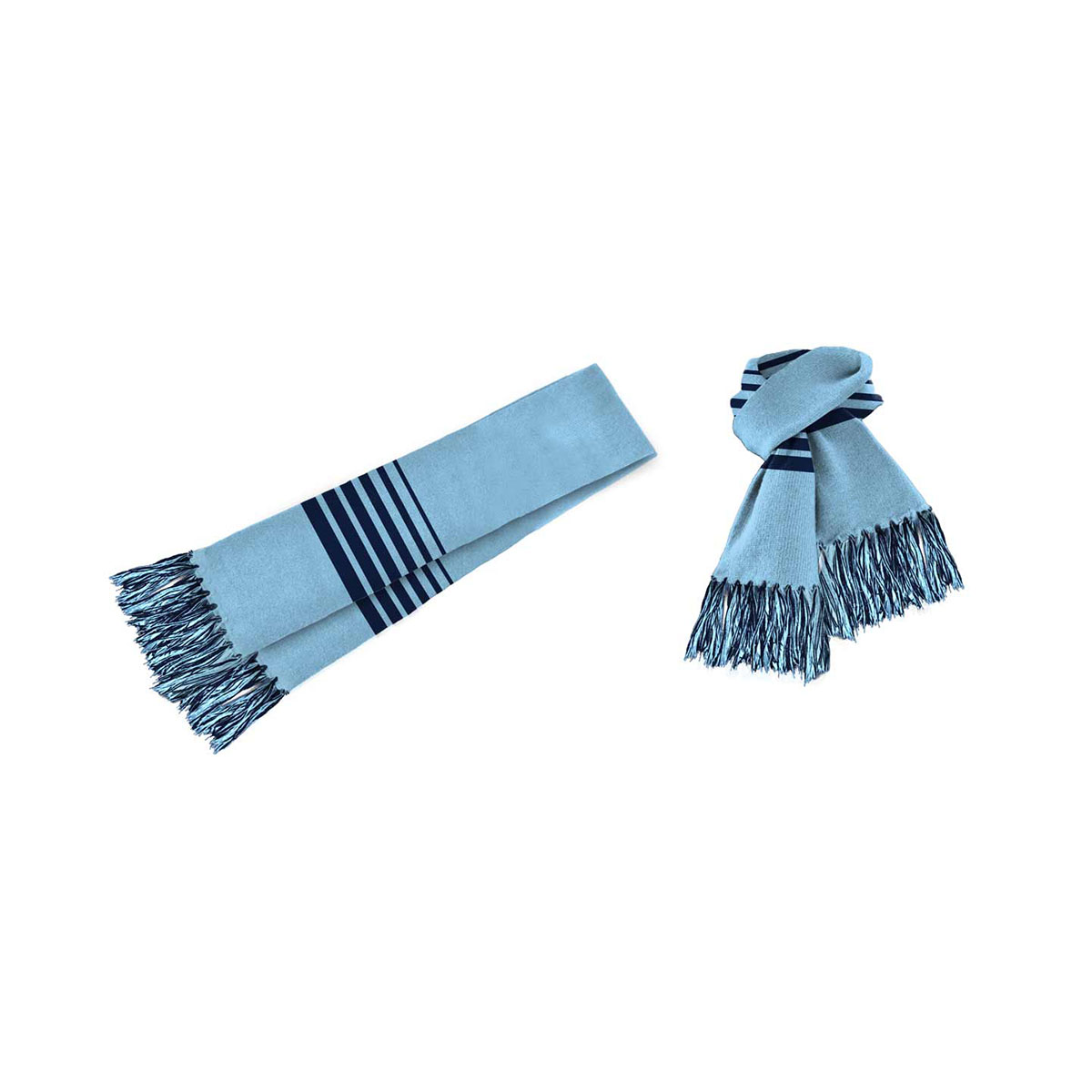 Acrylic Scarf-Sky / Navy