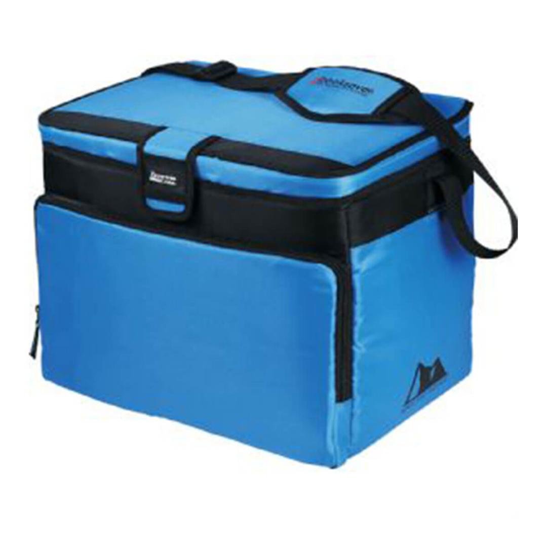 Arctic Zone® 30-Can Zipperless HardBody Cooler-Blue with Black Trim.