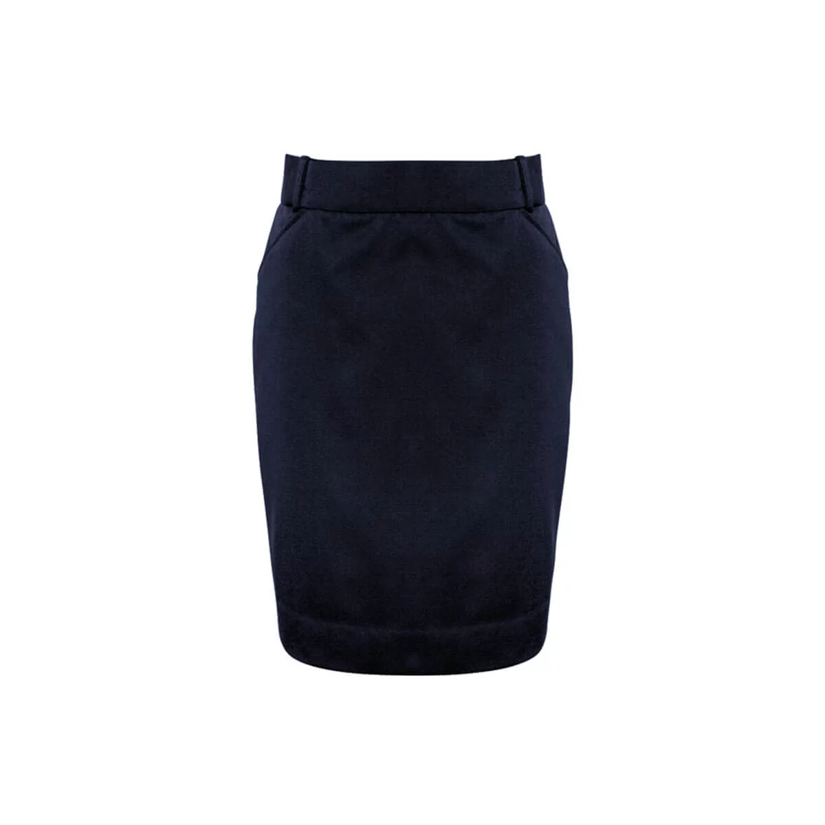 Ladies Detroit Flexi-Band Skirt-Navy