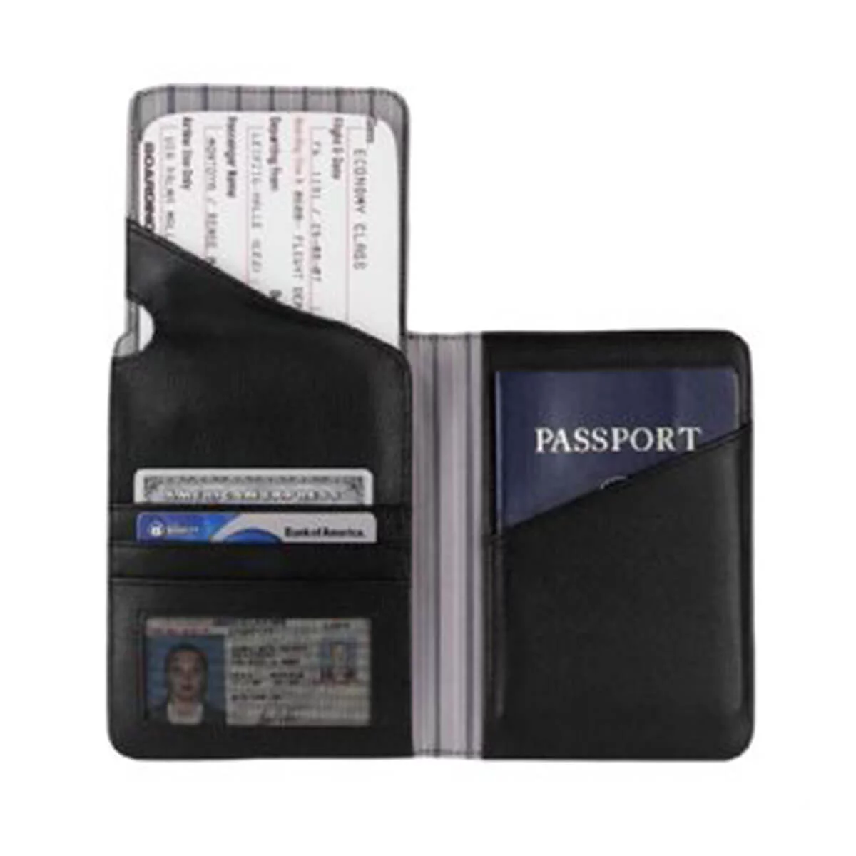 Cutter & Buck® Performance Travel Wallet-Black.