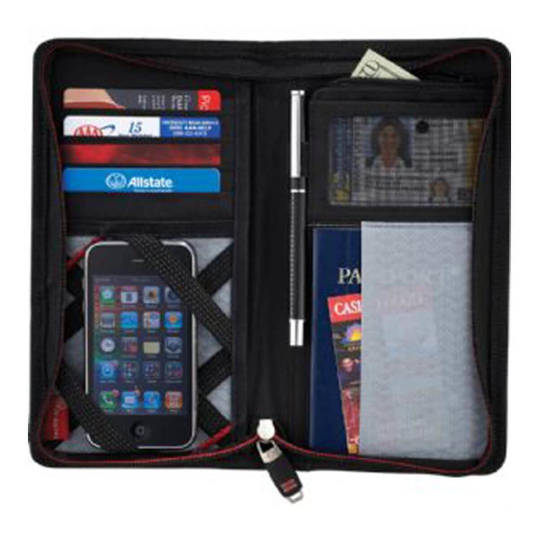 Elleven JetSetter Travel Wallet-Black