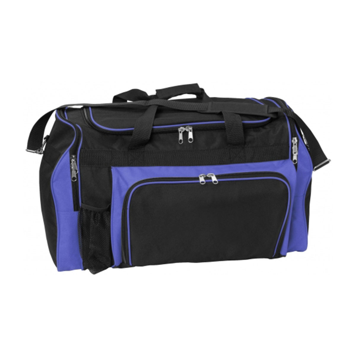 Classic Sports Bag-Black / Royal