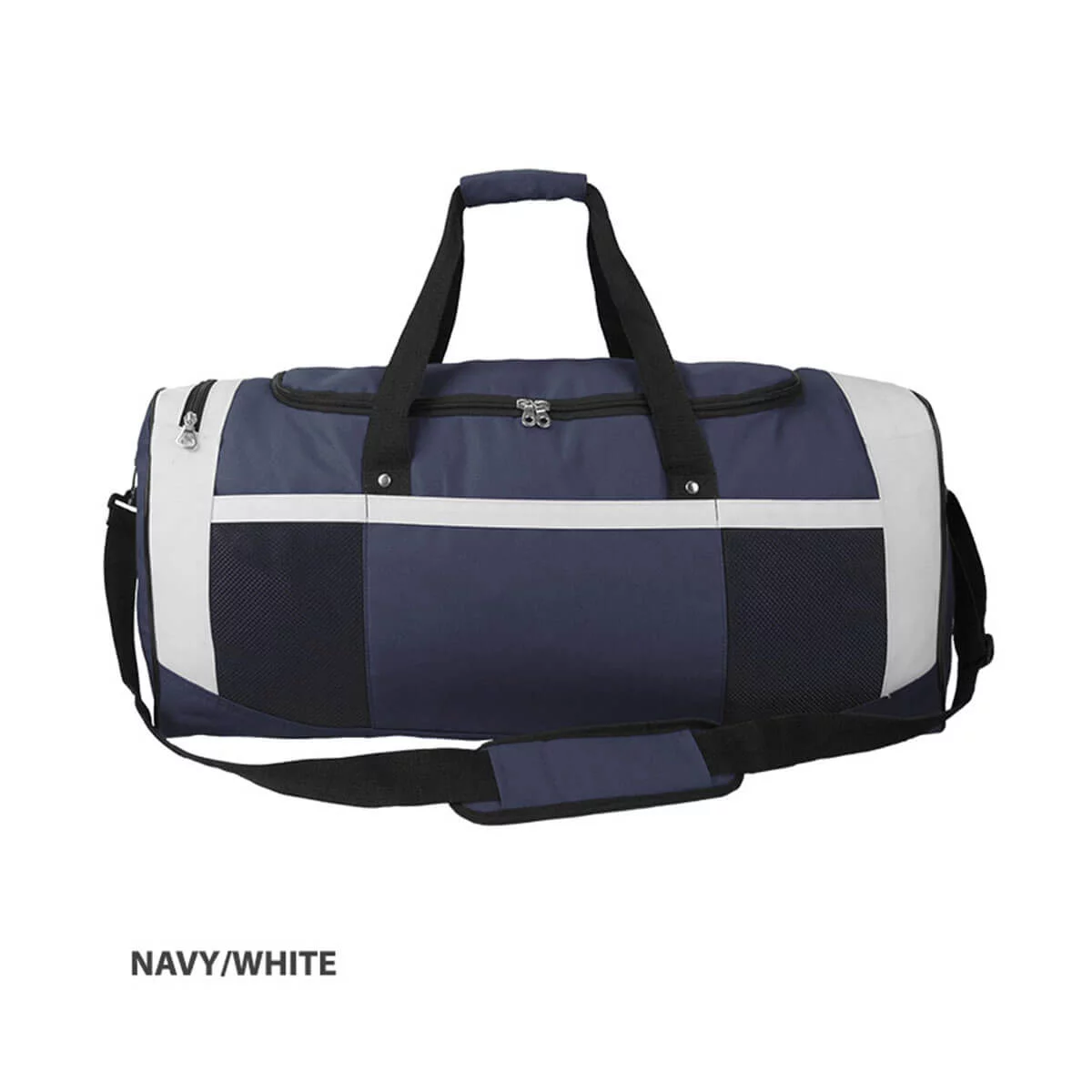 Sports Bag-Navy / White