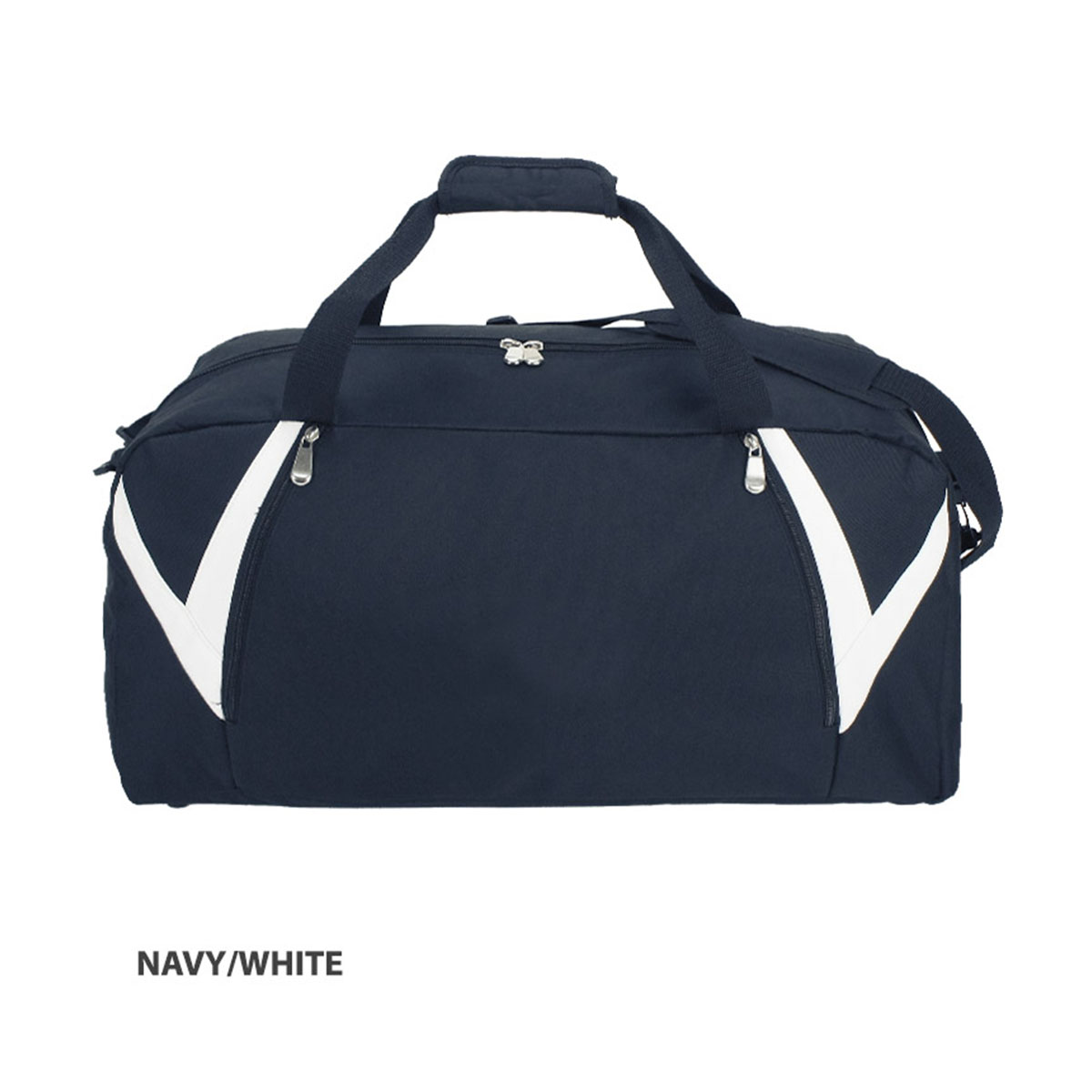 Sports Bag-Navy / White