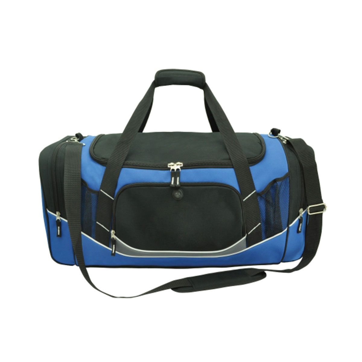 Atlantis Sports Bag-Black / Royal / White / Charcoal