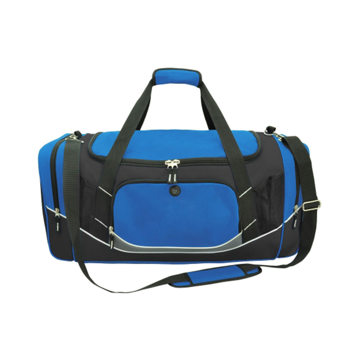 Atlantis Sports Bag-Royal / Black / White / Charcoal