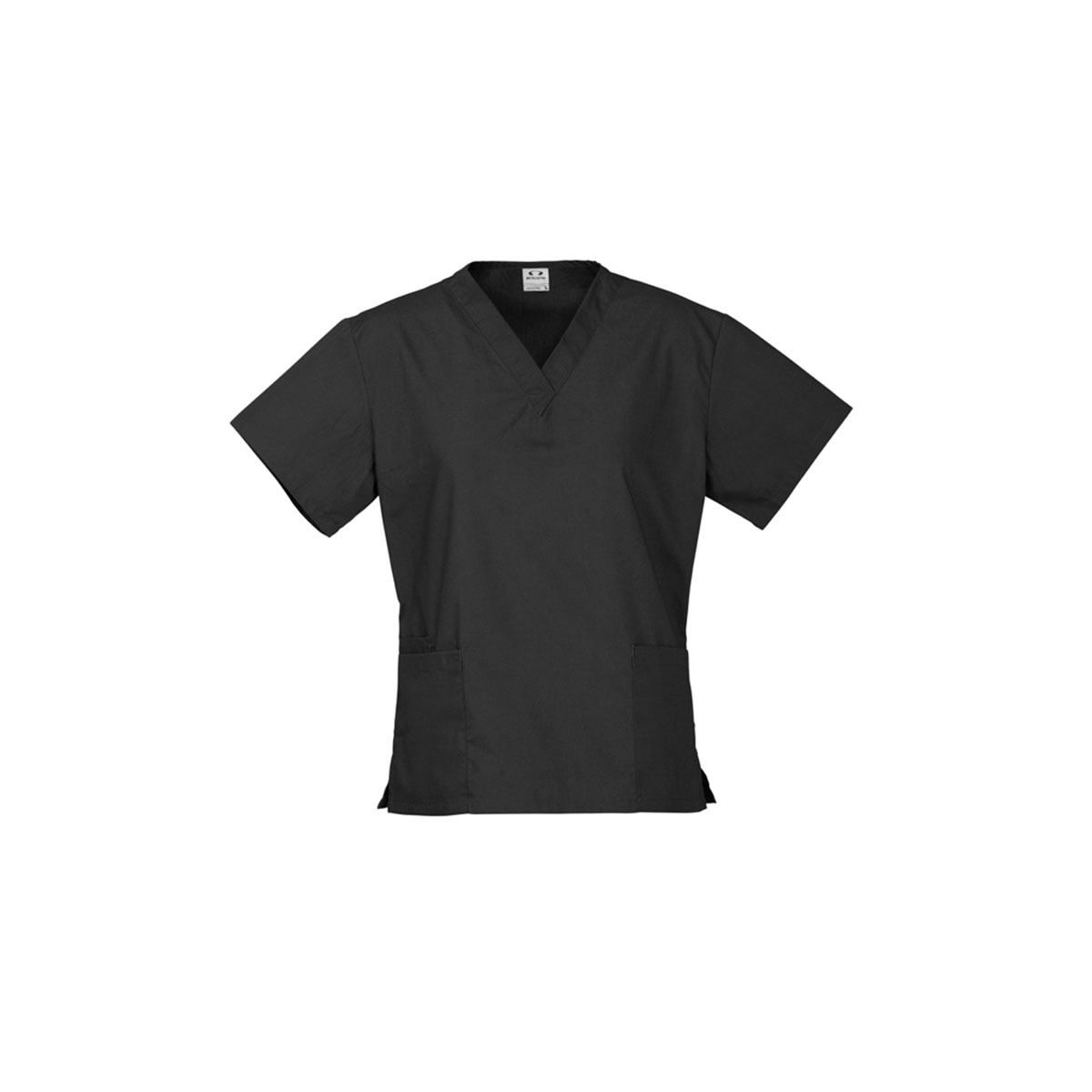 Ladies Classic Scrubs Top-Black