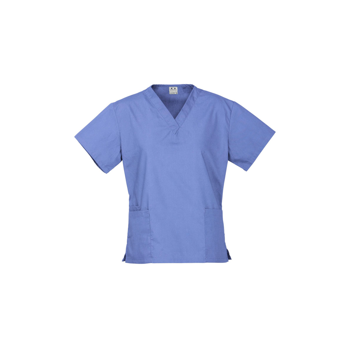 Ladies Classic Scrubs Top-Mid Blue