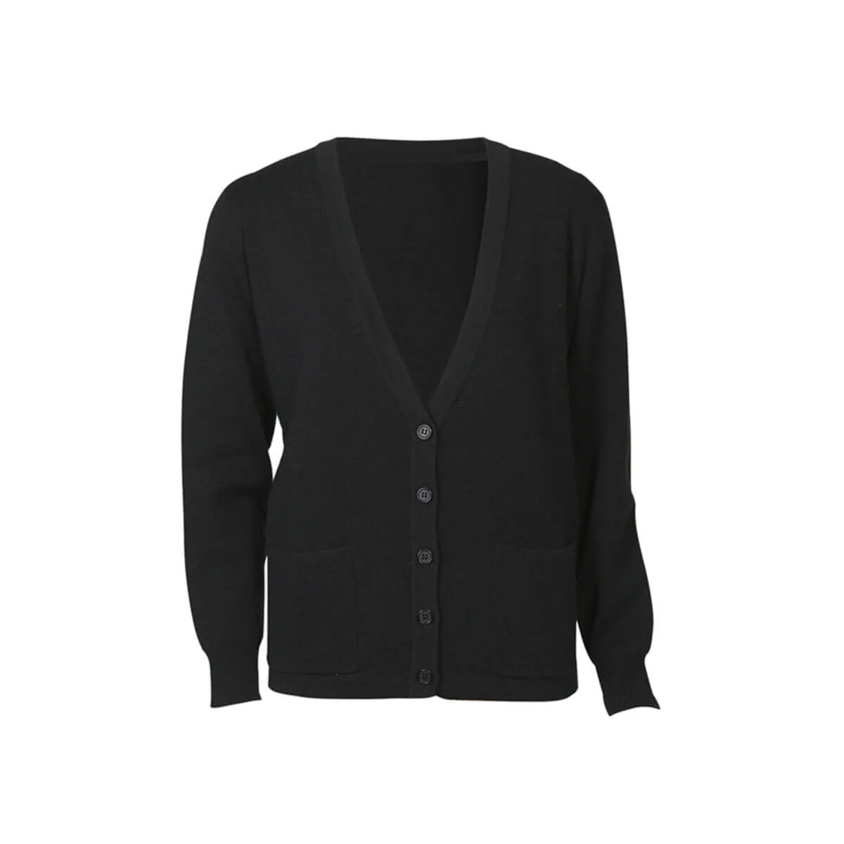 Ladies Woolmix Cardigan-Black