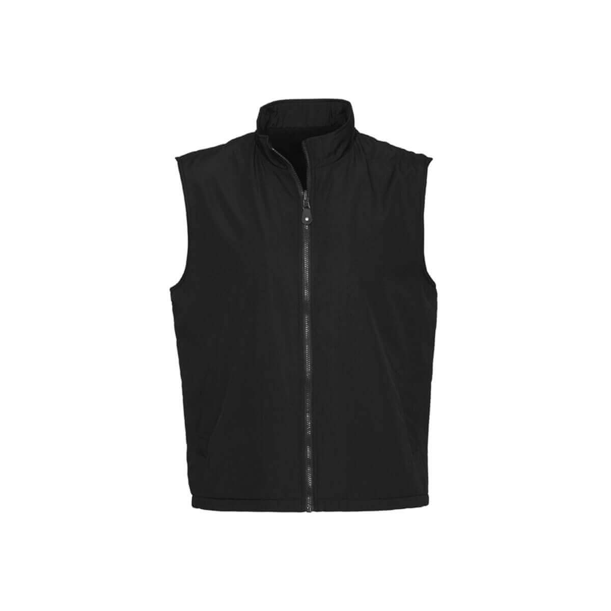 Unisex Reversible Vest-Black / Black