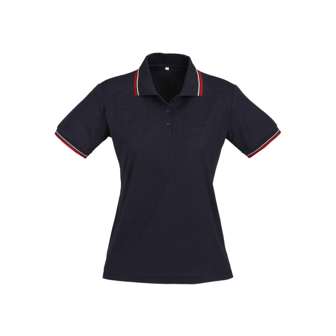 Ladies Cambridge Polo-Navy / Red / White