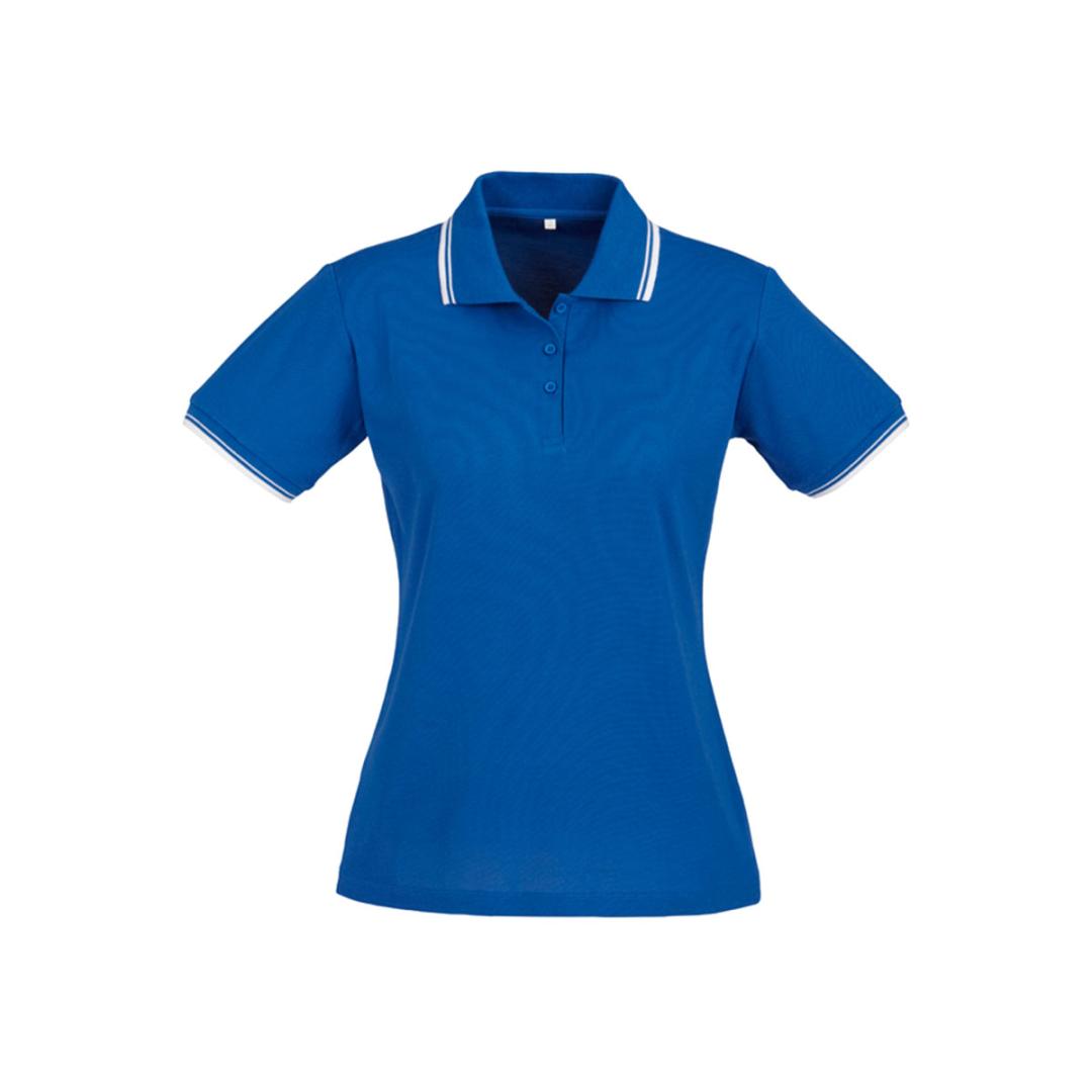 Ladies Cambridge Polo-Royal / White / White