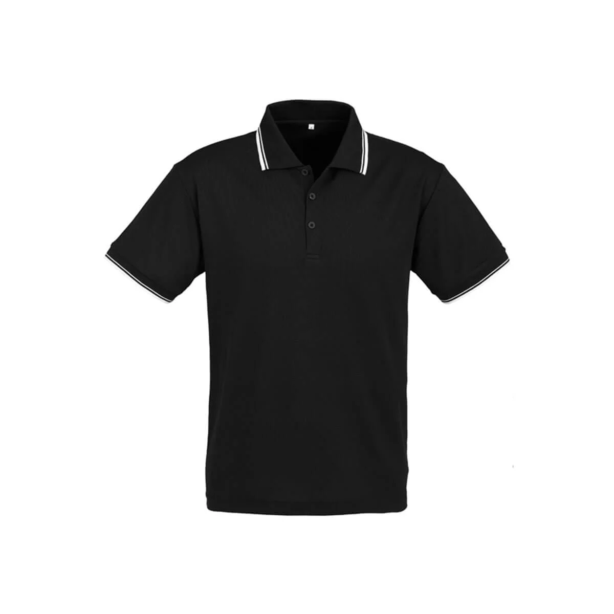 Mens Cambridge Polo-Black / White / White